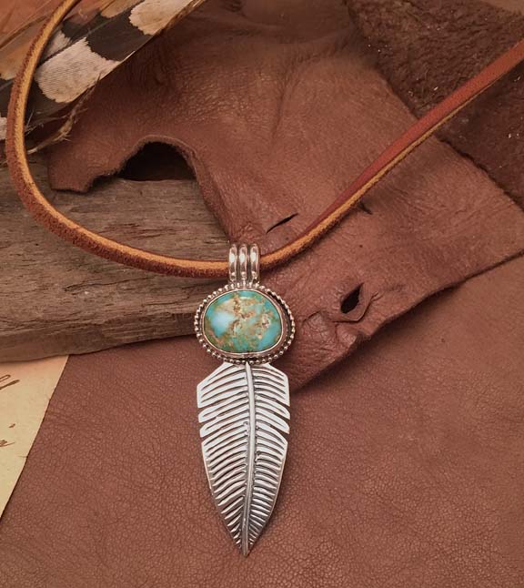 Raven Turquoise pendant