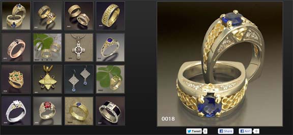 Custom Designed Celtic Jewelry